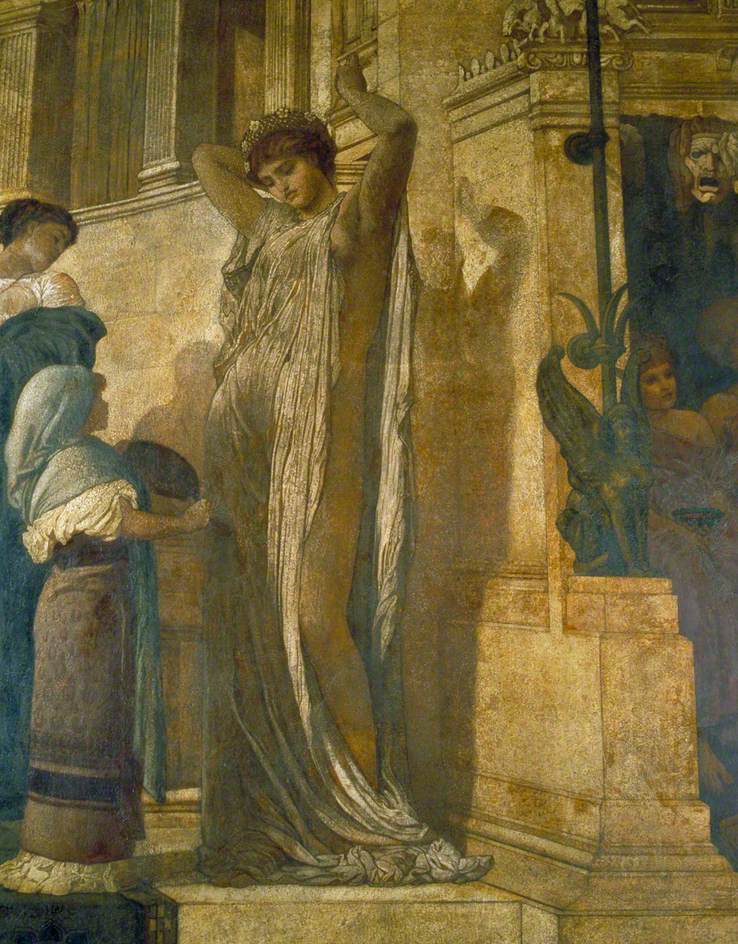 The Arts of Industry as Applied to Peace, vintage artwork by Sir Frederic Lord Leighton, 12x8" (A4) Poster