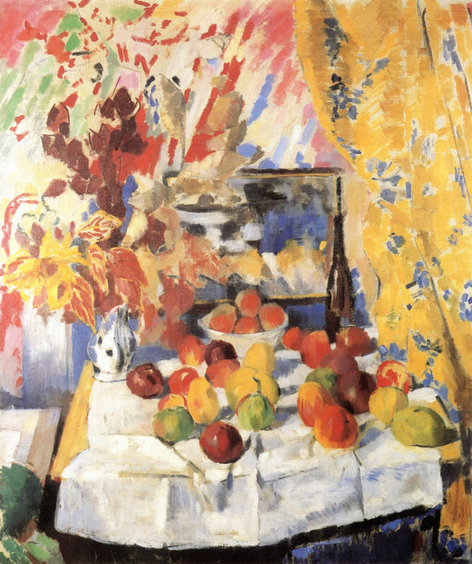 Apples and Artificial Flowers A. by Rik Wouters,16x12(A3) Poster