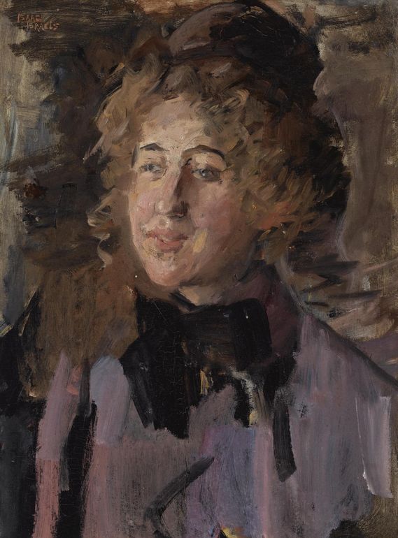 Lady in Violet by Isaac Israels,A3(16x12")Poster