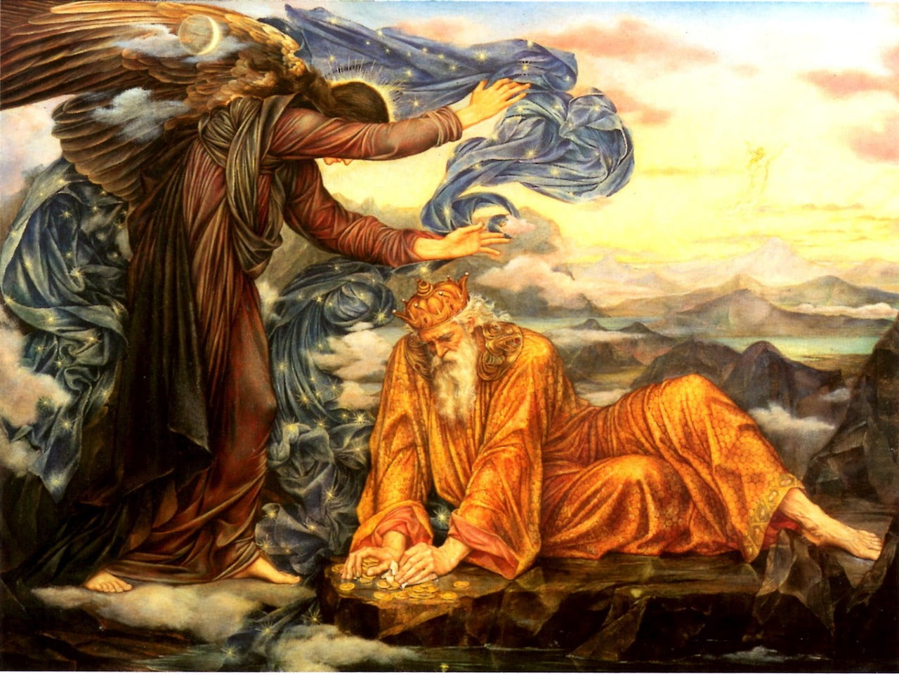 Earthbound by Evelyn de Morgan,A3(16x12")Poster