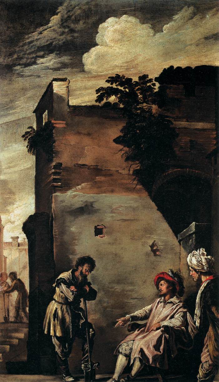 The Parable of the Vineyard, vintage artwork by Domenico Fetti, 12x8" (A4) Poster