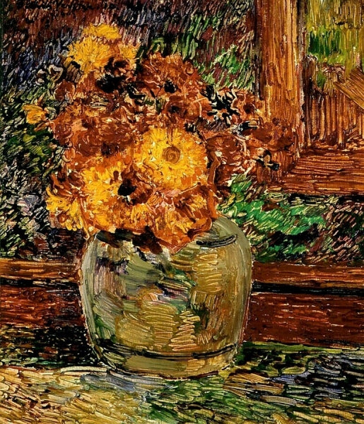 Marigolds and Ramblers by Floris Verster,A3(16x12")Poster