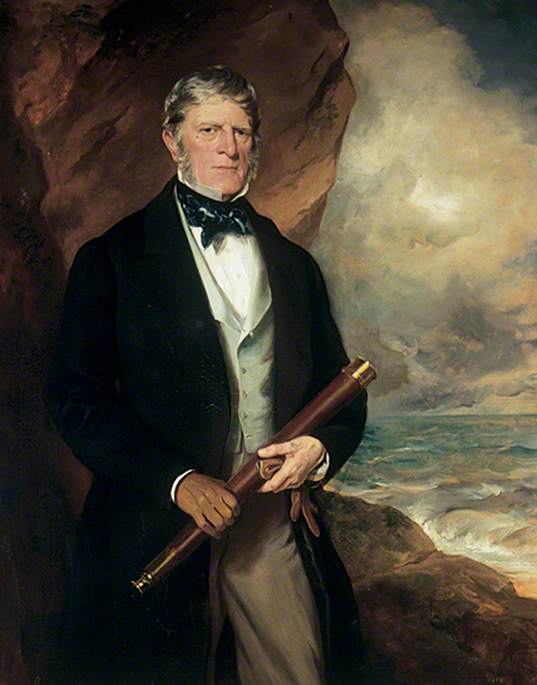 Admiral Henry Meynell, vintage artwork by Sir Francis Grant, P.R.A., A3 (16x12") Poster Print