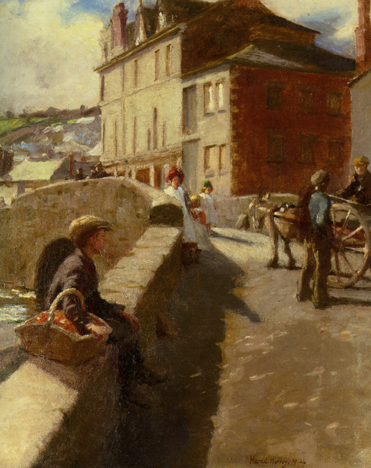 Baker Boy, vintage artwork by Harold Charles Francis Harvey, 12x8" (A4) Poster