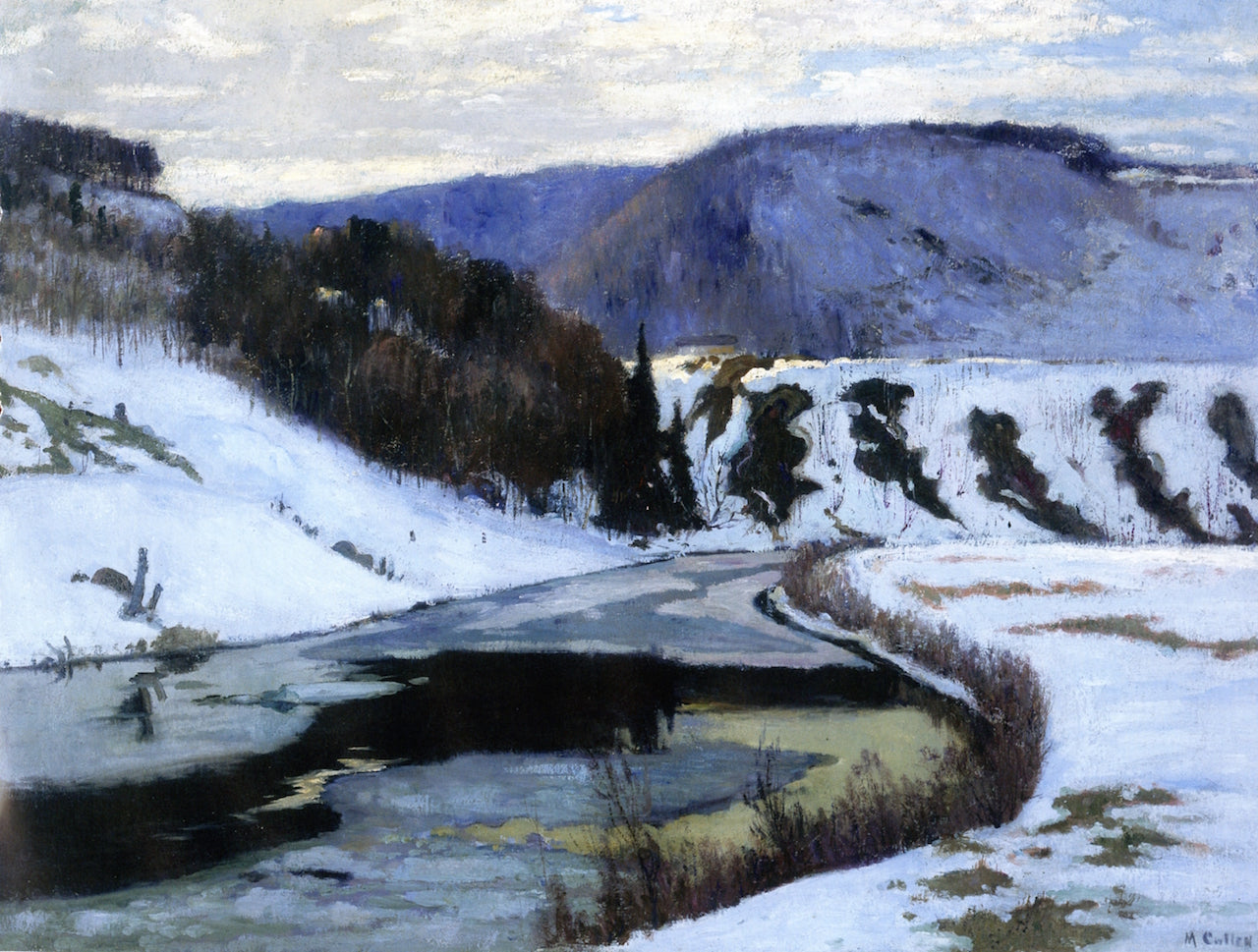North River, Piedmont by Maurice Cullen,A3(16x12")Poster