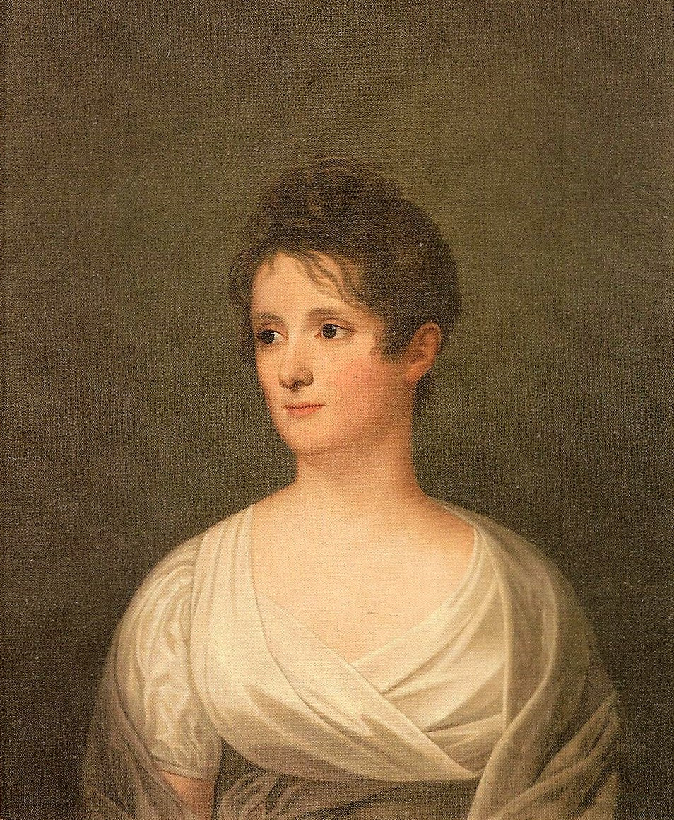 Charlotte Ernestine, Countess Rantzau-Ascheberg, vintage artwork by Friedrich Carl Groger, 12x8" (A4) Poster