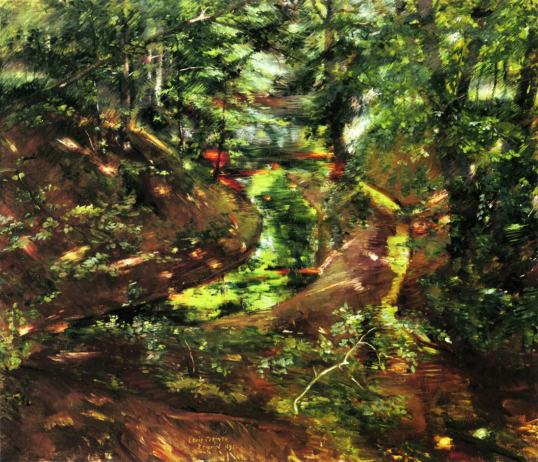 In the Woods near Bernried by Lovis Corinth,A3(16x12")Poster