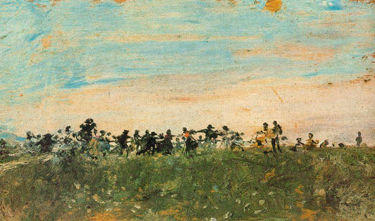 La Tarara, vintage artwork by Ignacio Pinazo Camarlench, 12x8" (A4) Poster