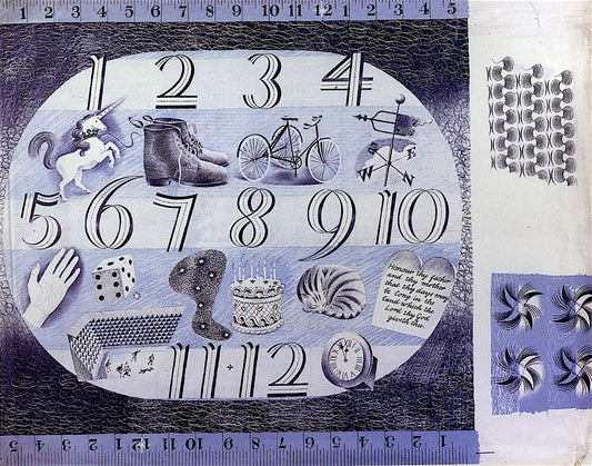 Design for Handkerchief by Eric Ravilious,16x12(A3) Poster