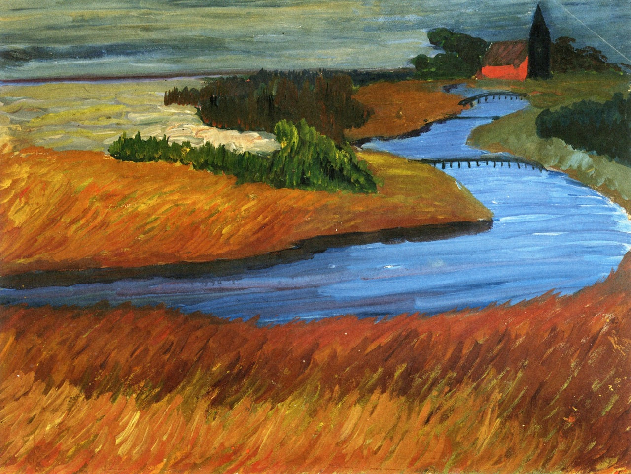 Prerowstrom by Marianne von Werefkin,A3(16x12")Poster