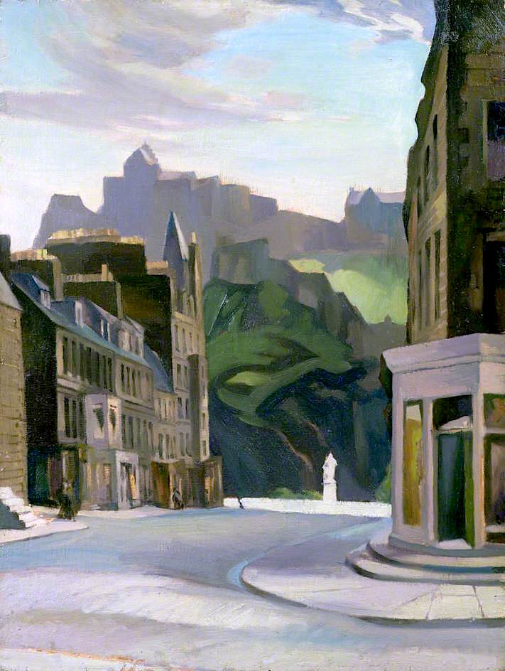 Edinburgh from Castle Street (verso) by William Crozier,16x12(A3) Poster