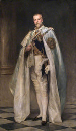 Right Honourable Arthur Oliver Villiers Russell, 2nd Baron Ampthill, GCSI, GCIE, vintage artwork by Arthur Stockdale Cope, 12x8" (A4) Poster