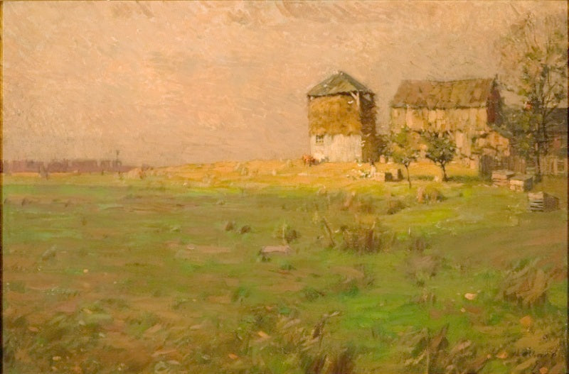 Late Afternoon, vintage artwork by William Langson Lathrop, 12x8" (A4) Poster