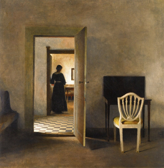 Interior with White Chair by Peter Ilsted,A3(16x12")Poster