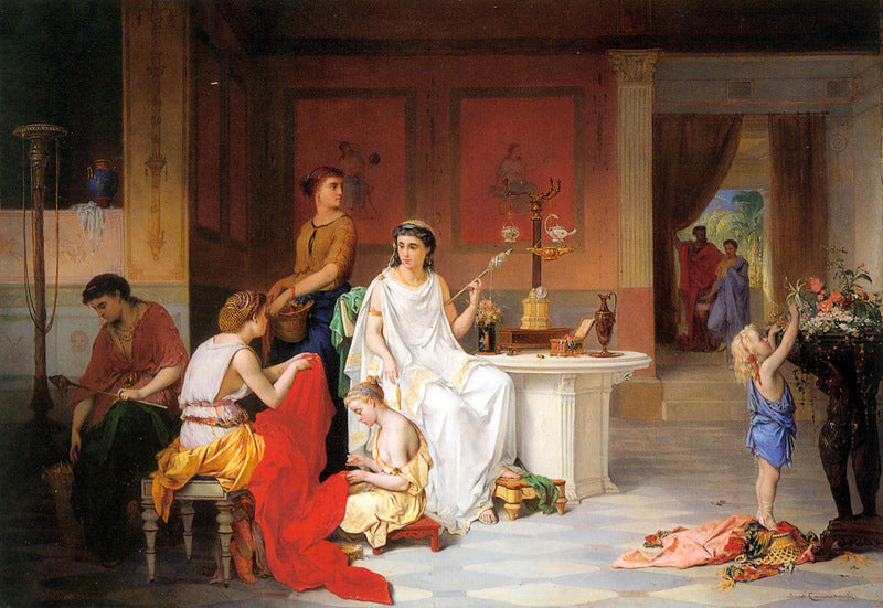 The Last Hour of Pompei, vintage artwork by Pierre Olivier Joseph Coomans, A3 (16x12") Poster Print