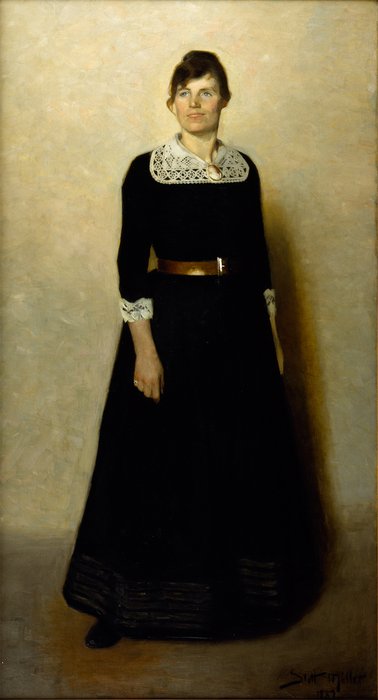 The Artist's Wife Agnes by Harald Slott-Moller,A3(16x12")Poster