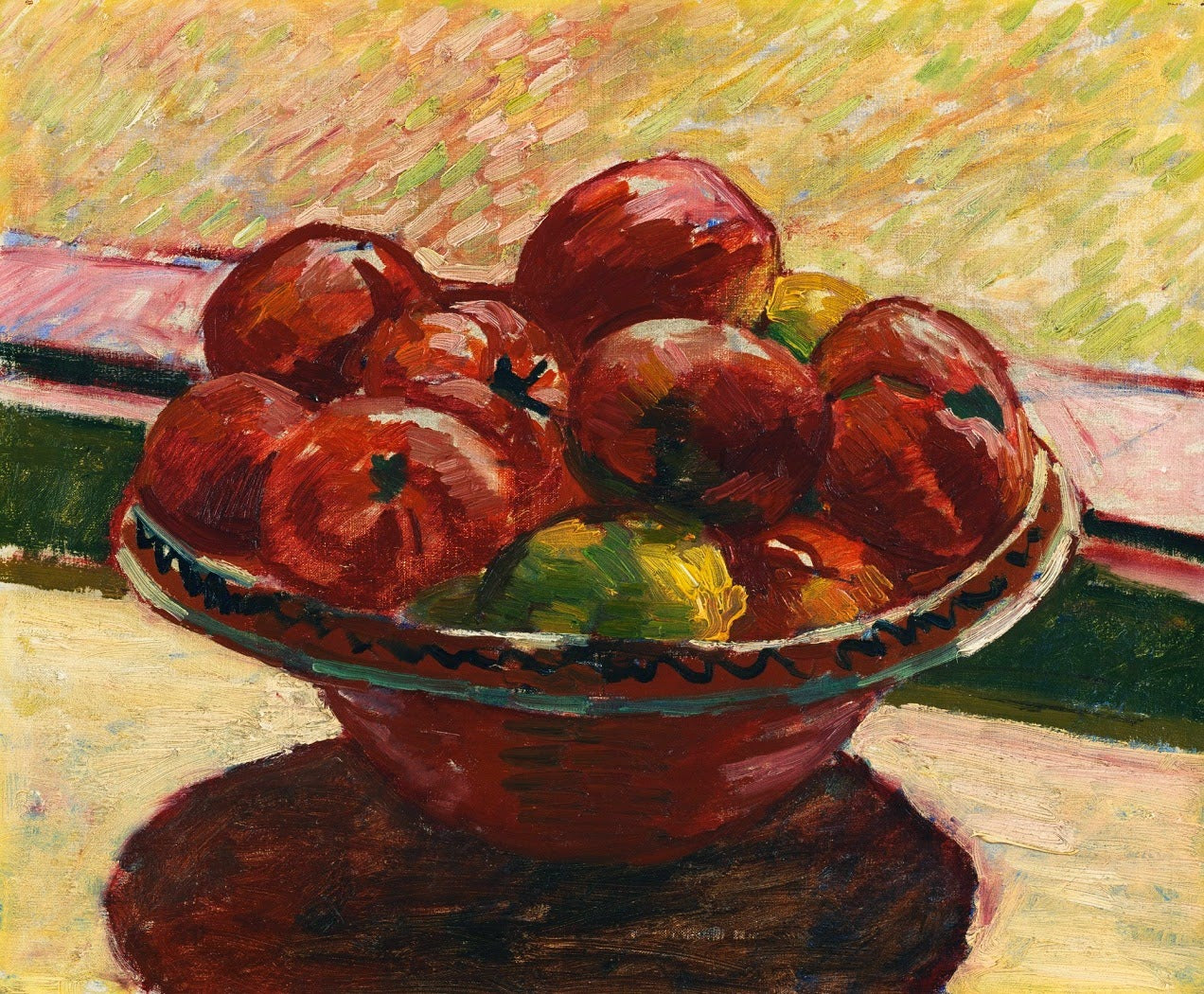 Bowl with Fruit by Giovanni Giacometti,A3(16x12")Poster