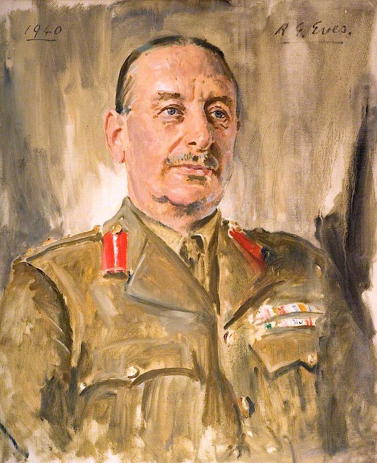Colonel Henry Edward Medlicott by Reginald Grenville Eves,16x12(A3) Poster