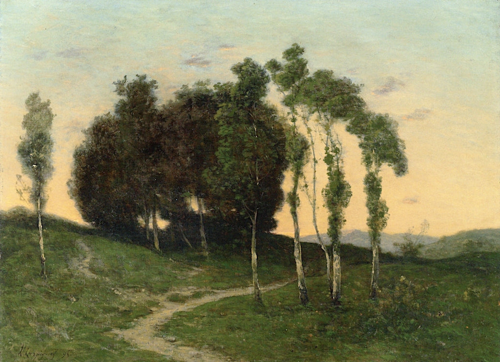Pathway at St. Prive, vintage artwork by Henri-Joseph Harpignies, A3 (16x12") Poster Print