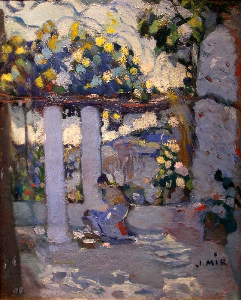 Mallorca, vintage artwork by Joaquin Mir  Trinxet, 12x8" (A4) Poster