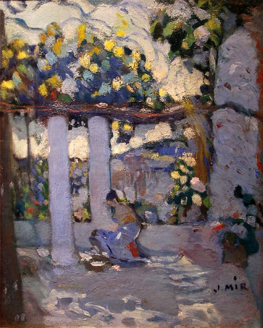 Mallorca, vintage artwork by Joaquin Mir  Trinxet, 12x8" (A4) Poster