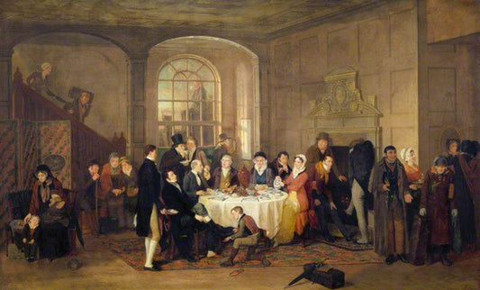 The Stage-Coach Breakfast, vintage artwork by Edward Villiers Rippingille, A3 (16x12") Poster Print