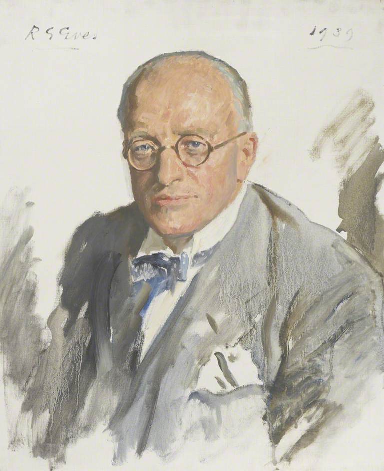 Hugh Walpole (1884-1941) by Reginald Grenville Eves,16x12(A3) Poster