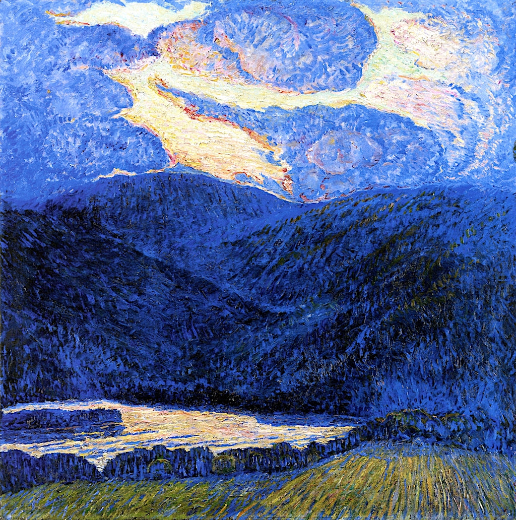 An Evening Mountainscape by Marsden Hartley,16x12(A3) Poster