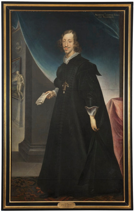 Leopold Vilhelm, Archduke of Austria, vintage artwork by Frans Luyckx, 12x8" (A4) Poster