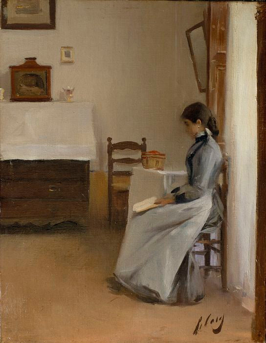 Entre dos capítols by Ramon Casas y Carbo,A3(16x12")Poster