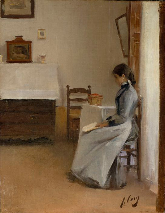 Entre dos capítols by Ramon Casas y Carbo,A3(16x12")Poster