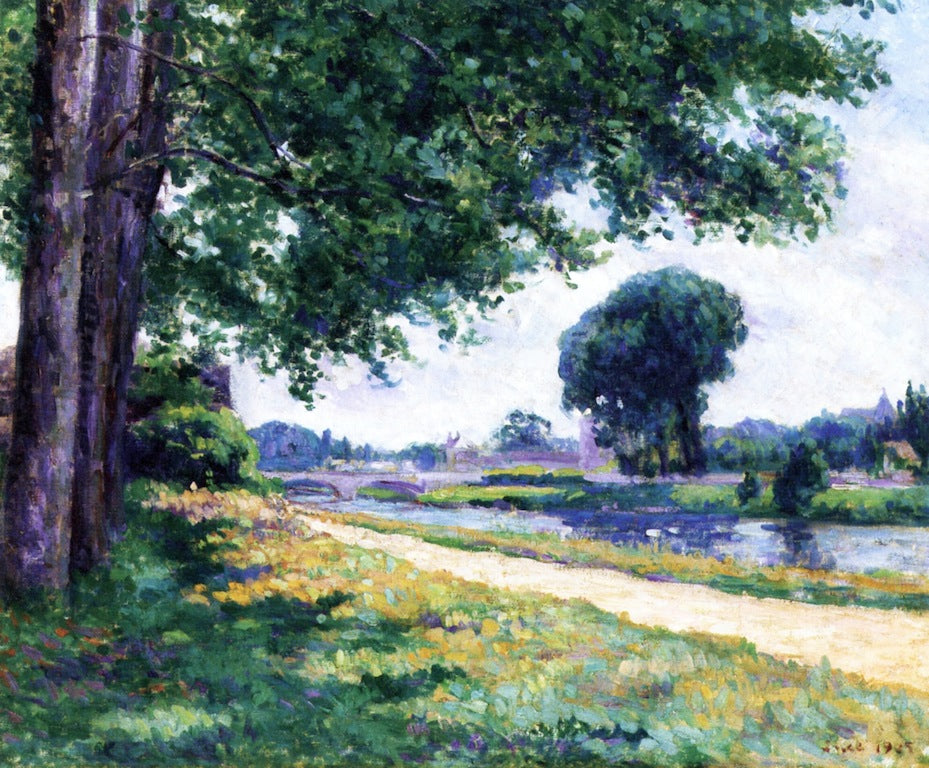 Accolay, La Cure by Maximilien Luce,A3(16x12")Poster