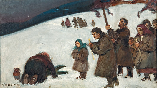 Epiphany, vintage artwork by Theodor Axentowicz, 12x8" (A4) Poster