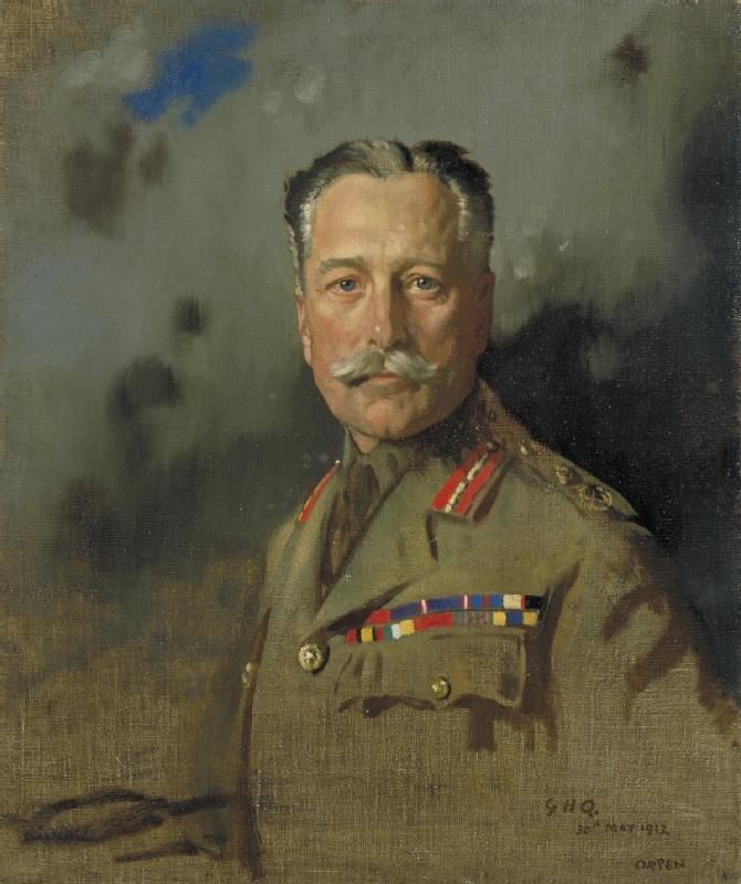 Field-Marshal Sir Douglas Haig, vintage artwork by Sir William Orpen, R.A., R.H.A., 12x8" (A4) Poster