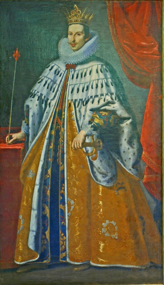 Cosimo II de' Medici, vintage artwork by Justus Sustermans, 12x8" (A4) Poster
