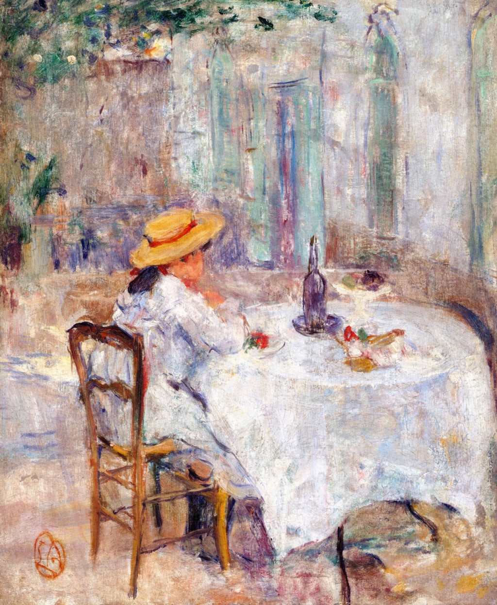 Breakfast in Provence by Lucien Abrams,A3(16x12")Poster