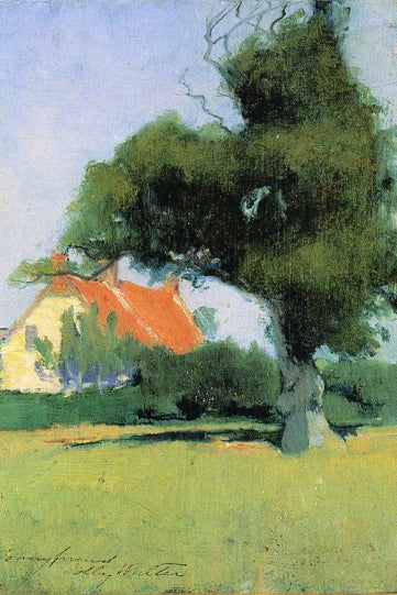 House & Tree by Charles Rollo Peters,A3(16x12")Poster