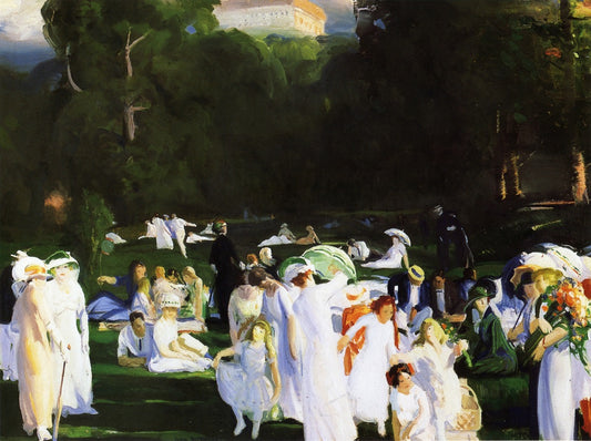 A Day in June by George Wesley Bellows,16x12(A3) Poster