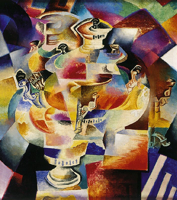 The Samovar, vintage artwork by Vladimir Baranoff-Rossine, 12x8" (A4) Poster
