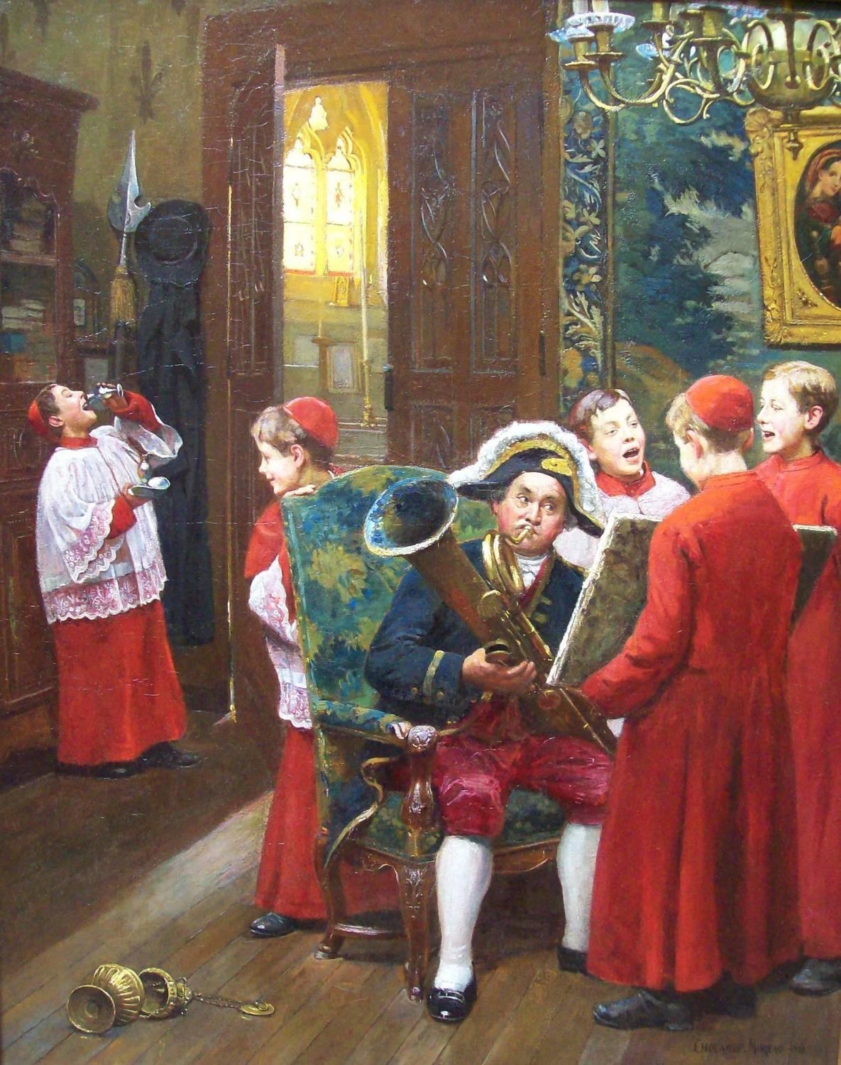 Final Dress Rehearsal by Paul-Charles Chocarne-Moreau,A3(16x12")Poster