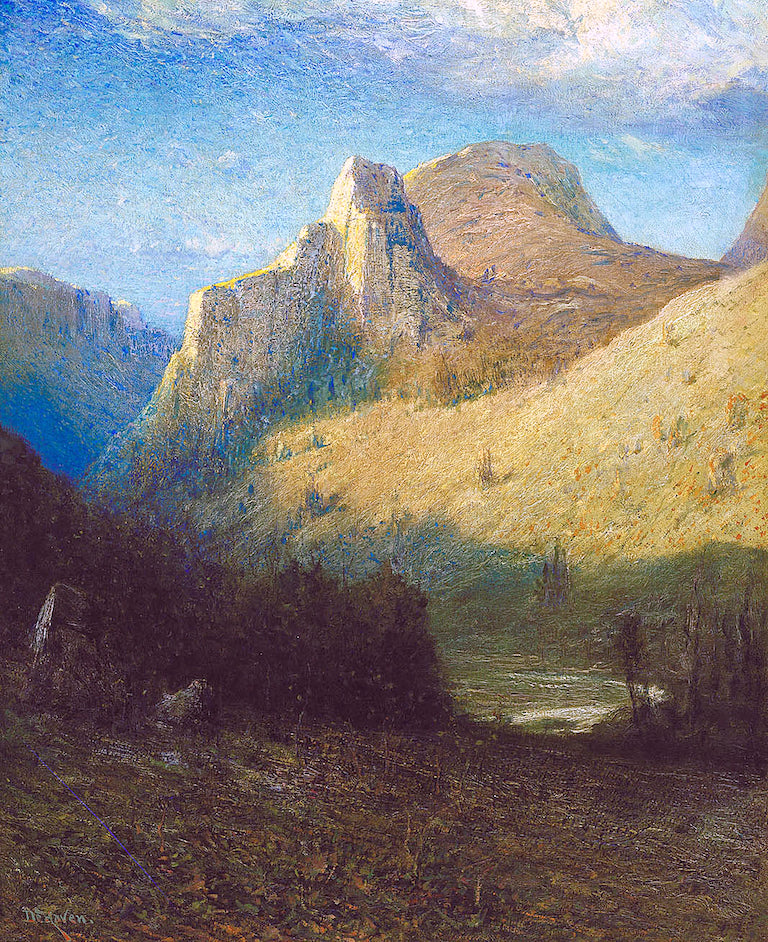 Castle Creek Canyon, South Dakota by Franklin de Haven,A3(16x12")Poster
