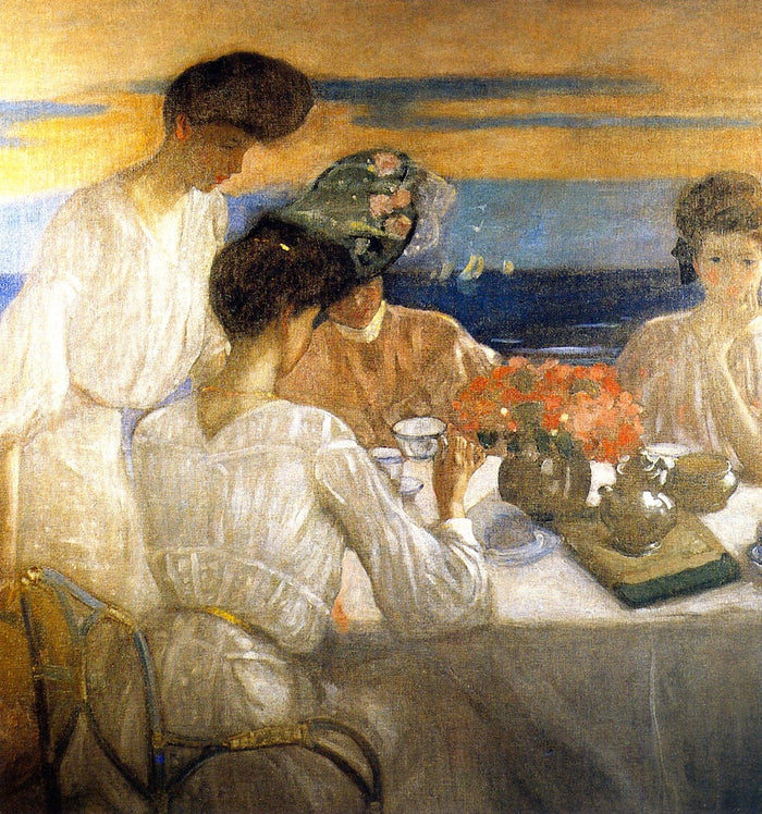 (from the Hotel Shelburne murals) by Frederick Carl Frieseke,16x12(A3) Poster