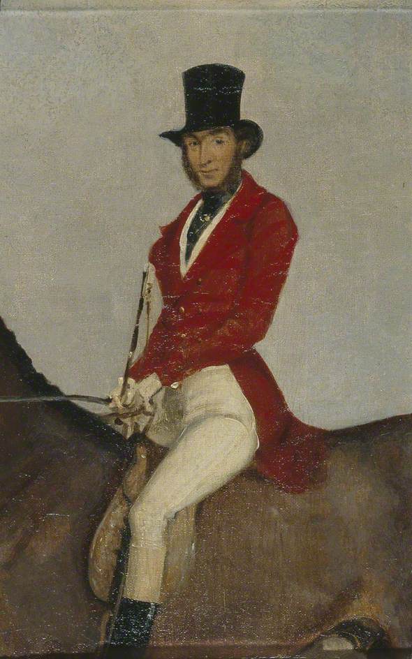 Lord Wilton of the Leicestershire Hunt, vintage artwork by Sir Francis Grant, P.R.A., A3 (16x12") Poster Print