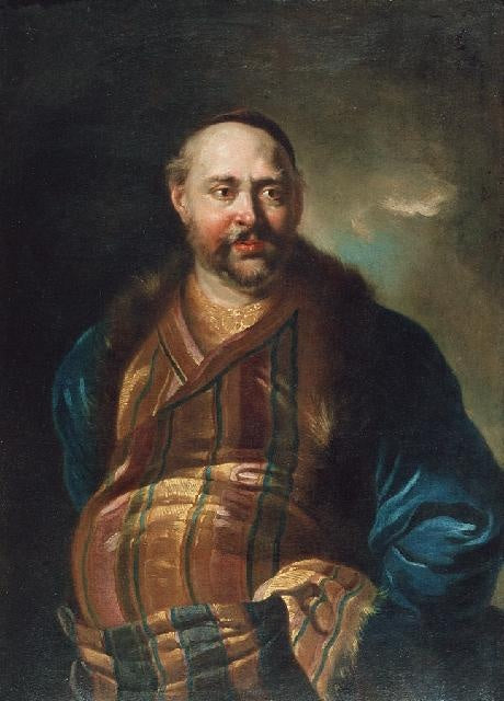 Portrait of Ludvik Kanstantyn Paciej, vintage artwork by Jan Kupecky, 12x8" (A4) Poster