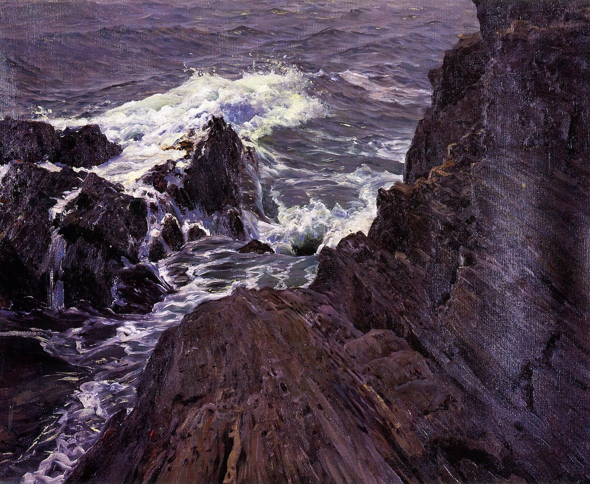 ast Coast Bailey's Island, Casco Bay by Frederick Judd Waugh,A3(16x12")Poster