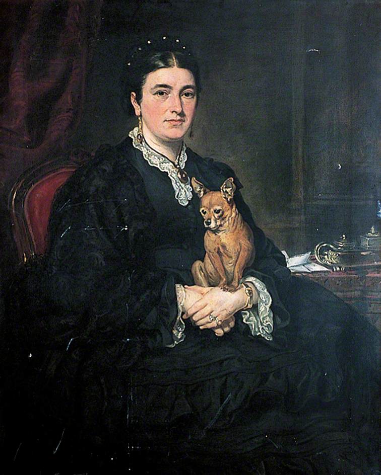 Lady Mary Watkin, vintage artwork by Sir Francis Grant, P.R.A., A3 (16x12") Poster Print