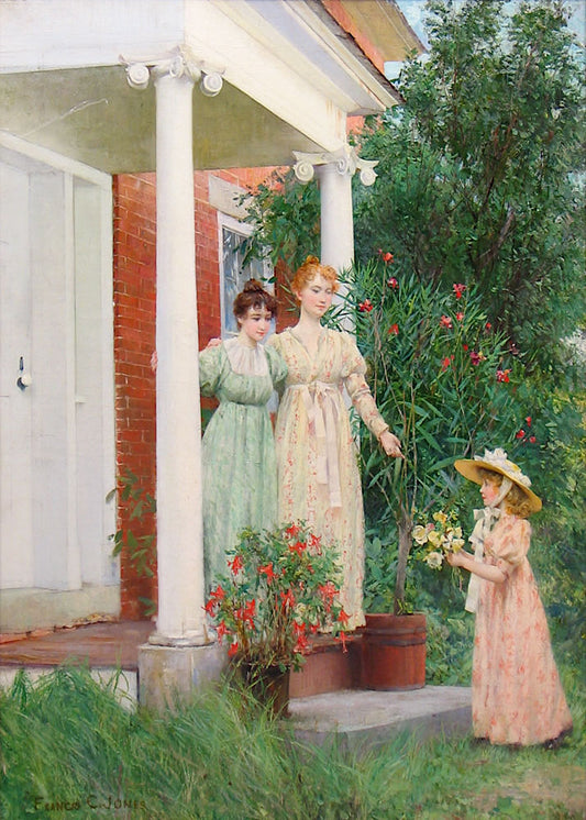 A Gift of Flowers by Francis Coates Jones,A3(16x12")Poster