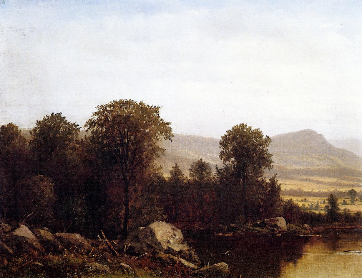 Schooley's Mountain, New Jersey, vintage artwork by David Johnson, 12x8" (A4) Poster