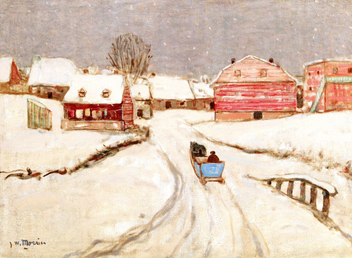Entrance to a Quebec Village by James Wilson Morrice,A3(16x12")Poster