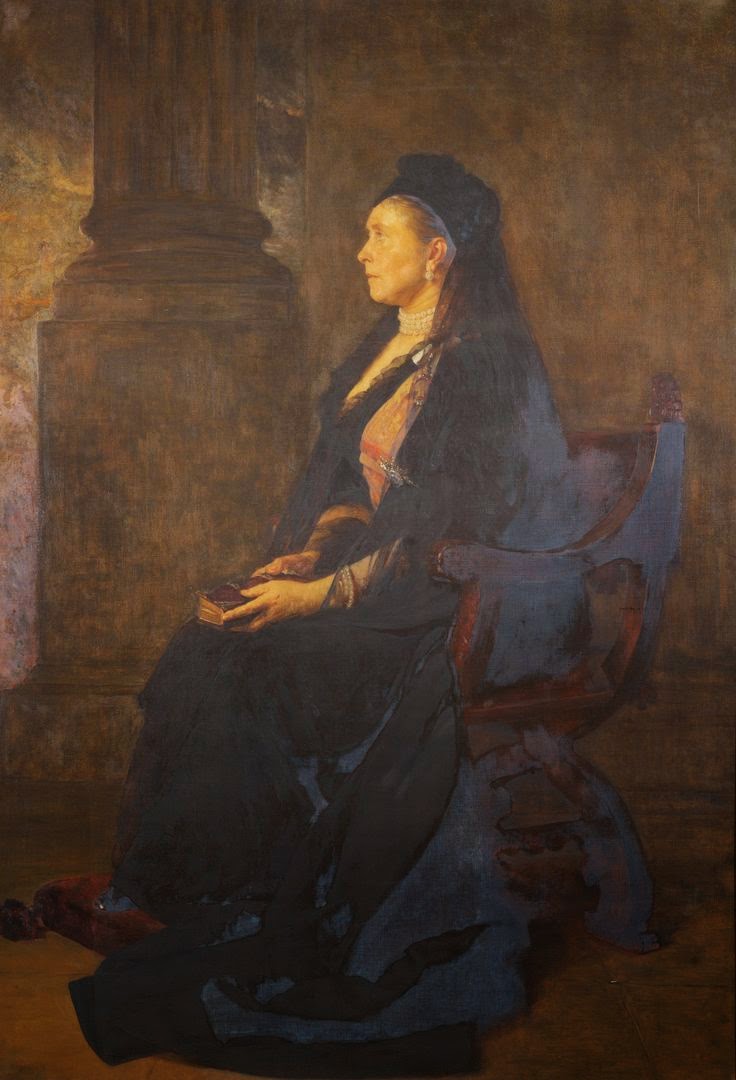 Princess Victoria, vintage artwork by Bertha Müller, 12x8" (A4) Poster